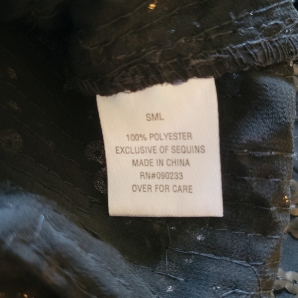 Semi-Sheer Sequin Top - Picture 5 of 5